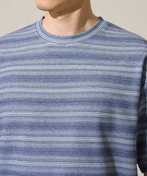 a.v.v / アー・ヴェ・ヴェ カットソー | 【イージーケア/洗濯機で洗える】ワッフルランダムボーダーカットソー | 詳細26