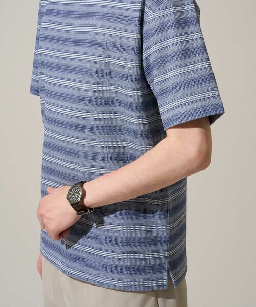 a.v.v / アー・ヴェ・ヴェ カットソー | 【イージーケア/洗濯機で洗える】ワッフルランダムボーダーカットソー | 詳細27