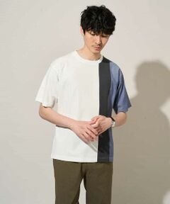 a.v.v / アー・ヴェ・ヴェ カットソー | 【洗濯機で洗える】タテキリカエカットソー