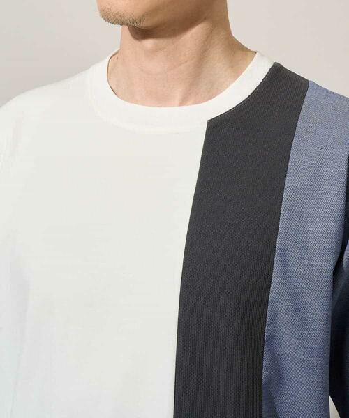 a.v.v / アー・ヴェ・ヴェ カットソー | 【洗濯機で洗える】タテキリカエカットソー | 詳細10