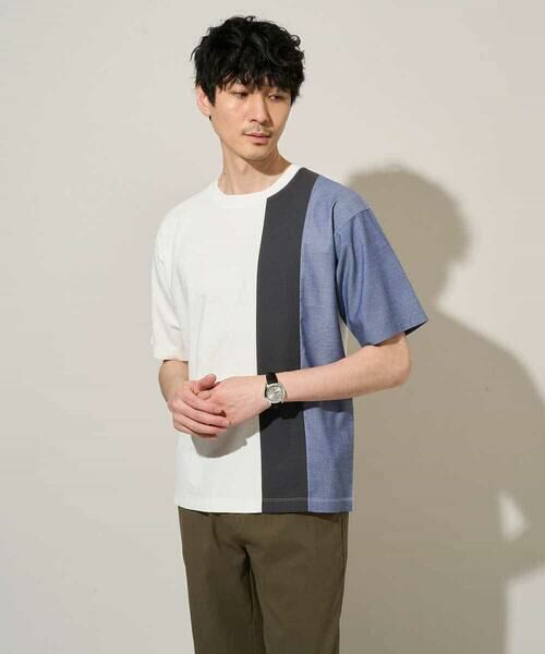 a.v.v / アー・ヴェ・ヴェ カットソー | 【洗濯機で洗える】タテキリカエカットソー | 詳細6