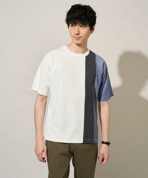 a.v.v / アー・ヴェ・ヴェ カットソー | 【洗濯機で洗える】タテキリカエカットソー | 詳細7