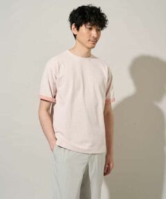 a.v.v / アー・ヴェ・ヴェ カットソー | 【イージーケア/洗濯機で洗える/接触冷感】ヘリンボーンストレッチダブルフェイスカットソー