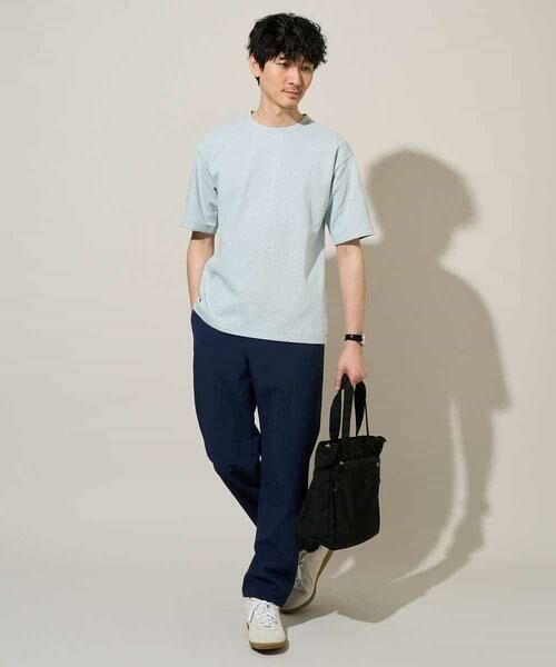 a.v.v / アー・ヴェ・ヴェ カットソー | 【イージーケア/洗濯機で洗える/接触冷感】ヘリンボーンストレッチダブルフェイスカットソー | 詳細10