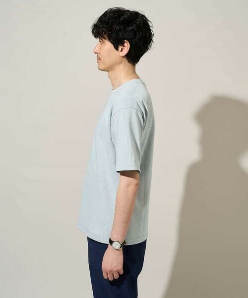 a.v.v / アー・ヴェ・ヴェ カットソー | 【イージーケア/洗濯機で洗える/接触冷感】ヘリンボーンストレッチダブルフェイスカットソー | 詳細21