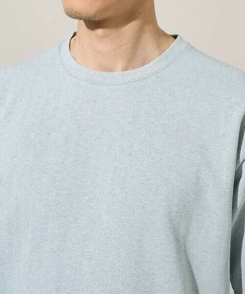 a.v.v / アー・ヴェ・ヴェ カットソー | 【イージーケア/洗濯機で洗える/接触冷感】ヘリンボーンストレッチダブルフェイスカットソー | 詳細23