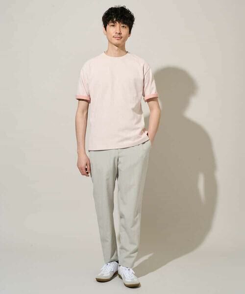 a.v.v / アー・ヴェ・ヴェ カットソー | 【イージーケア/洗濯機で洗える/接触冷感】ヘリンボーンストレッチダブルフェイスカットソー | 詳細28