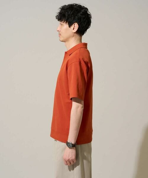 a.v.v / アー・ヴェ・ヴェ カットソー | 【イージーケア/洗濯機で洗える/接触冷感/毛玉になりにくい】ダブルフェイスワイドシルエットスキッパーポロ | 詳細14