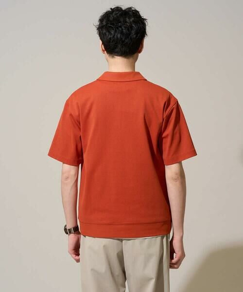 a.v.v / アー・ヴェ・ヴェ カットソー | 【イージーケア/洗濯機で洗える/接触冷感/毛玉になりにくい】ダブルフェイスワイドシルエットスキッパーポロ | 詳細15