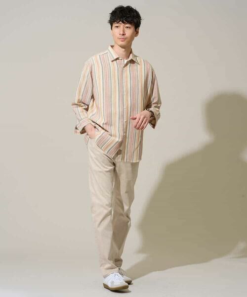 a.v.v / アー・ヴェ・ヴェ チノ・ワークパンツ | 【イージーケア/洗濯機で洗える/接触冷感/ストレッチ/シワになりにくい/毛玉になりにくい】ヘリンボーンストレッチ5ポケットパンツ | 詳細10