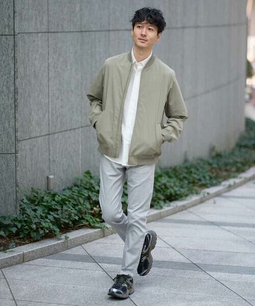 a.v.v / アー・ヴェ・ヴェ チノ・ワークパンツ | 【イージーケア/洗濯機で洗える/接触冷感/ストレッチ/シワになりにくい/毛玉になりにくい】ヘリンボーンストレッチ5ポケットパンツ | 詳細14