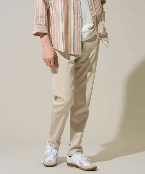 a.v.v / アー・ヴェ・ヴェ チノ・ワークパンツ | 【イージーケア/洗濯機で洗える/接触冷感/ストレッチ/シワになりにくい/毛玉になりにくい】ヘリンボーンストレッチ5ポケットパンツ | 詳細20