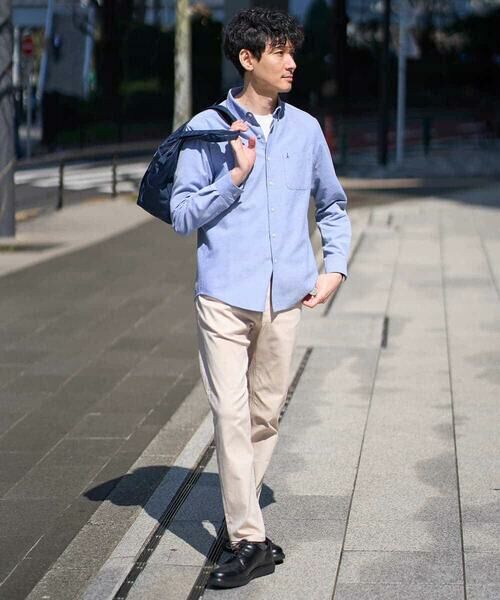 a.v.v / アー・ヴェ・ヴェ チノ・ワークパンツ | 【イージーケア/洗濯機で洗える/接触冷感/ストレッチ/シワになりにくい/毛玉になりにくい】ヘリンボーンストレッチ5ポケットパンツ | 詳細3