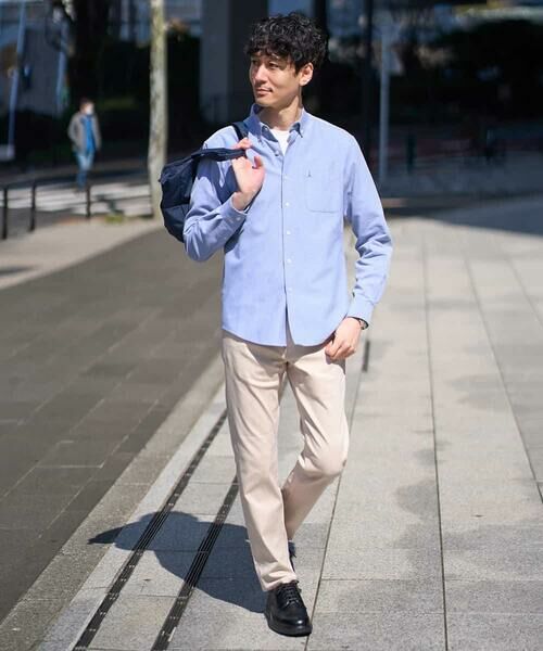 a.v.v / アー・ヴェ・ヴェ チノ・ワークパンツ | 【イージーケア/洗濯機で洗える/接触冷感/ストレッチ/シワになりにくい/毛玉になりにくい】ヘリンボーンストレッチ5ポケットパンツ | 詳細4