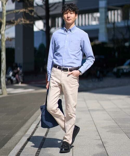 a.v.v / アー・ヴェ・ヴェ チノ・ワークパンツ | 【イージーケア/洗濯機で洗える/接触冷感/ストレッチ/シワになりにくい/毛玉になりにくい】ヘリンボーンストレッチ5ポケットパンツ | 詳細6