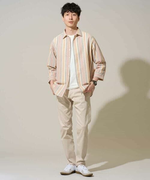 a.v.v / アー・ヴェ・ヴェ チノ・ワークパンツ | 【イージーケア/洗濯機で洗える/接触冷感/ストレッチ/シワになりにくい/毛玉になりにくい】ヘリンボーンストレッチ5ポケットパンツ | 詳細8