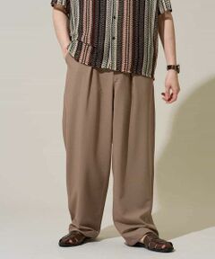 a.v.v / アー・ヴェ・ヴェ その他パンツ | 【イージーケア/洗濯機で洗える/シワになりにくい/接触冷感/ストレッチ】オックスストレッチオーバーパンツ