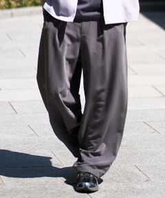 a.v.v / アー・ヴェ・ヴェ その他パンツ | 【イージーケア/洗濯機で洗える/シワになりにくい/接触冷感/ストレッチ】オックスストレッチオーバーパンツ