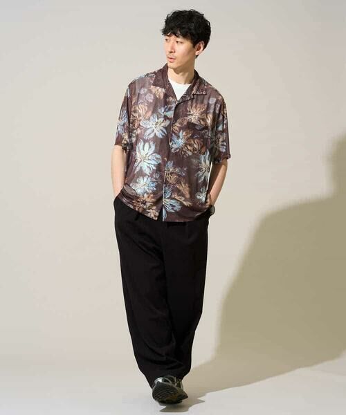 a.v.v / アー・ヴェ・ヴェ その他パンツ | 【イージーケア/洗濯機で洗える/シワになりにくい/接触冷感/ストレッチ】オックスストレッチオーバーパンツ | 詳細10