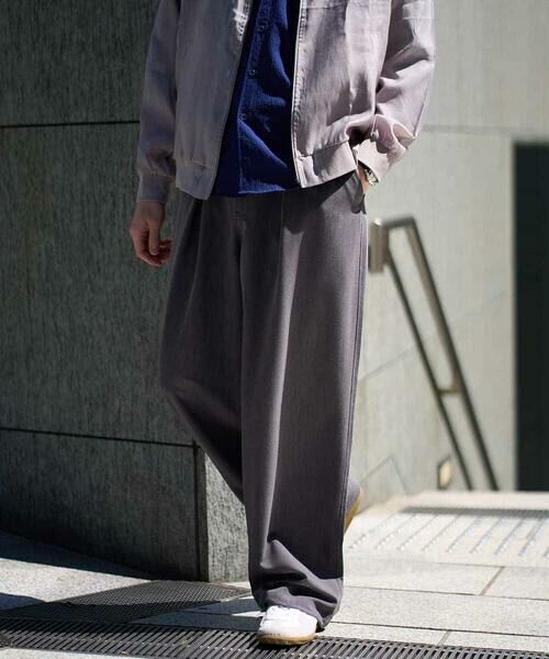 a.v.v / アー・ヴェ・ヴェ その他パンツ | 【イージーケア/洗濯機で洗える/シワになりにくい/接触冷感/ストレッチ】オックスストレッチオーバーパンツ | 詳細18