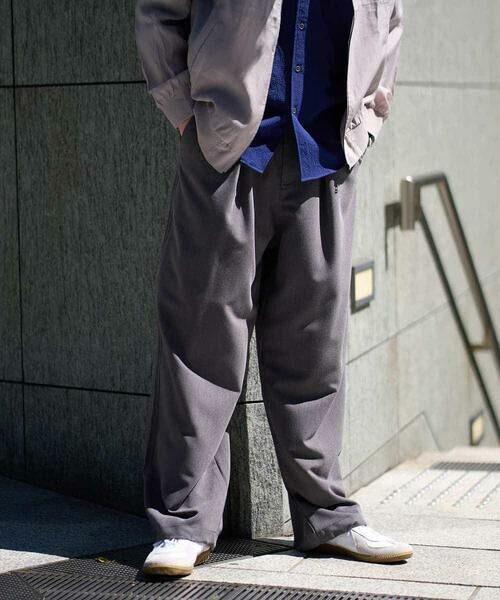 a.v.v / アー・ヴェ・ヴェ その他パンツ | 【イージーケア/洗濯機で洗える/シワになりにくい/接触冷感/ストレッチ】オックスストレッチオーバーパンツ | 詳細19