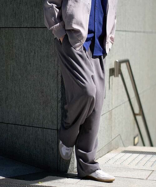 a.v.v / アー・ヴェ・ヴェ その他パンツ | 【イージーケア/洗濯機で洗える/シワになりにくい/接触冷感/ストレッチ】オックスストレッチオーバーパンツ | 詳細20