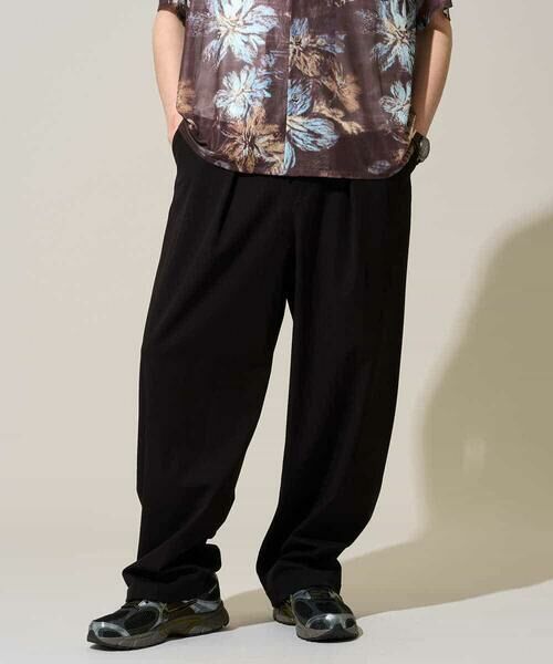 a.v.v / アー・ヴェ・ヴェ その他パンツ | 【イージーケア/洗濯機で洗える/シワになりにくい/接触冷感/ストレッチ】オックスストレッチオーバーパンツ | 詳細21