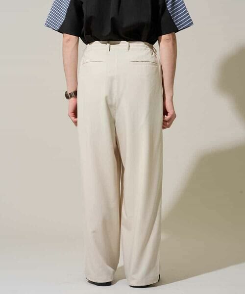 a.v.v / アー・ヴェ・ヴェ その他パンツ | 【イージーケア/洗濯機で洗える/シワになりにくい/接触冷感/ストレッチ】オックスストレッチオーバーパンツ | 詳細24