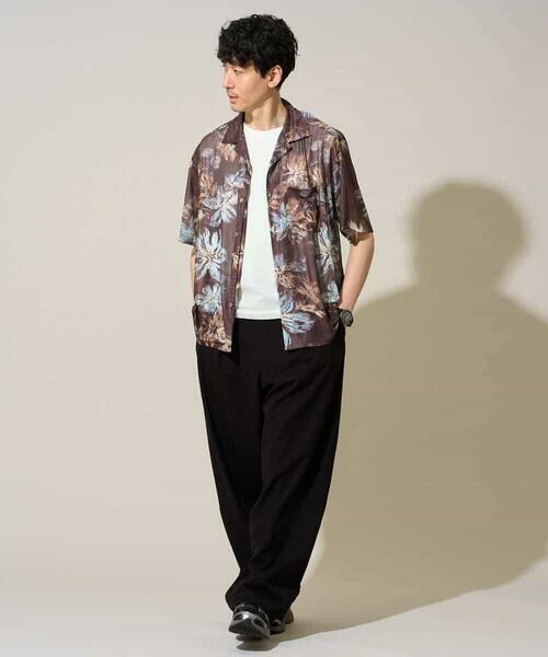 a.v.v / アー・ヴェ・ヴェ その他パンツ | 【イージーケア/洗濯機で洗える/シワになりにくい/接触冷感/ストレッチ】オックスストレッチオーバーパンツ | 詳細8