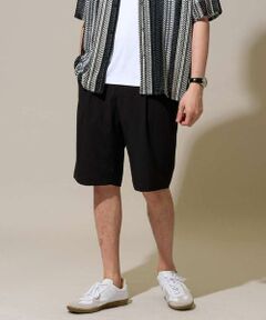 a.v.v / アー・ヴェ・ヴェ その他パンツ | 【イージーケア/接触冷感/吸水速乾/UVカット】リライト　１タックハーフパンツ