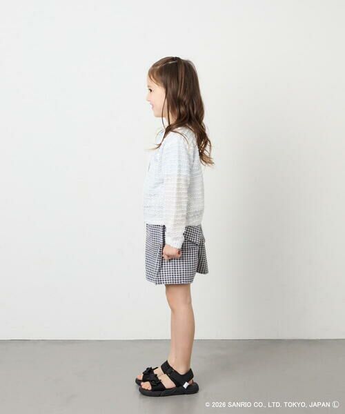 a.v.v / アー・ヴェ・ヴェ カーディガン・ボレロ | [110-140]【数量限定】[シナモロール＆クロミ]レーシーボーダーカーディガン | 詳細10