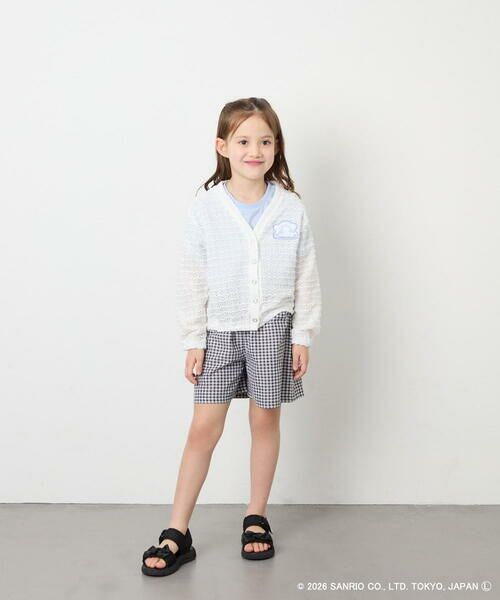 a.v.v / アー・ヴェ・ヴェ カーディガン・ボレロ | [110-140]【数量限定】[シナモロール＆クロミ]レーシーボーダーカーディガン | 詳細4