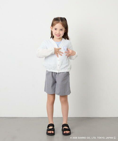 a.v.v / アー・ヴェ・ヴェ カーディガン・ボレロ | [110-140]【数量限定】[シナモロール＆クロミ]レーシーボーダーカーディガン | 詳細5