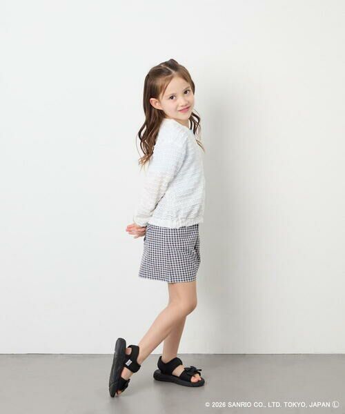 a.v.v / アー・ヴェ・ヴェ カーディガン・ボレロ | [110-140]【数量限定】[シナモロール＆クロミ]レーシーボーダーカーディガン | 詳細6