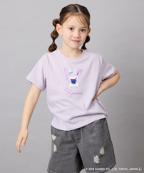 a.v.v / アー・ヴェ・ヴェ カットソー | [110-140]【数量限定】[シナモロール＆クロミ]スパンコールTシャツ | 詳細15