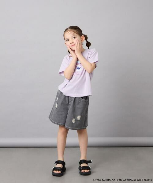 a.v.v / アー・ヴェ・ヴェ カットソー | [110-140]【数量限定】[シナモロール＆クロミ]スパンコールTシャツ | 詳細26
