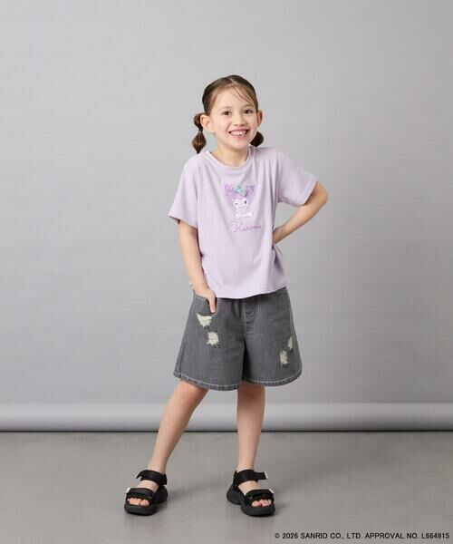 a.v.v / アー・ヴェ・ヴェ カットソー | [110-140]【数量限定】[シナモロール＆クロミ]スパンコールTシャツ | 詳細29