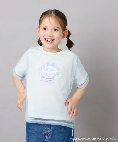 a.v.v / アー・ヴェ・ヴェ カットソー | [120-150]【数量限定】[シナモロール＆クロミ]オーバーチュールTシャツ | 詳細1