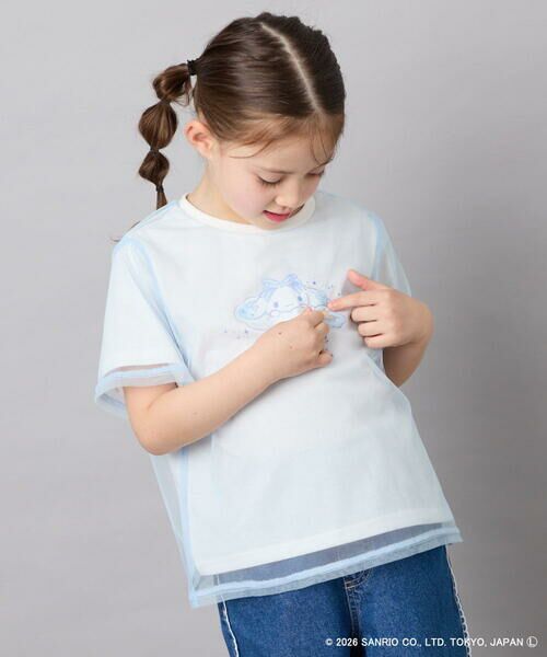 a.v.v / アー・ヴェ・ヴェ カットソー | [120-150]【数量限定】[シナモロール＆クロミ]オーバーチュールTシャツ | 詳細3