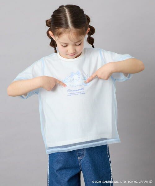 a.v.v / アー・ヴェ・ヴェ カットソー | [120-150]【数量限定】[シナモロール＆クロミ]オーバーチュールTシャツ | 詳細4