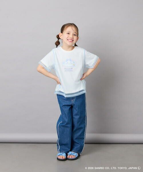 a.v.v / アー・ヴェ・ヴェ カットソー | [120-150]【数量限定】[シナモロール＆クロミ]オーバーチュールTシャツ | 詳細9