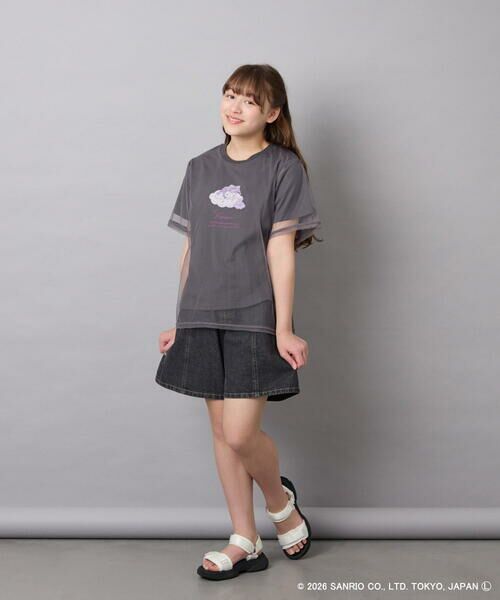 a.v.v / アー・ヴェ・ヴェ カットソー | [120-150]【数量限定】[シナモロール＆クロミ]オーバーチュールTシャツ | 詳細19