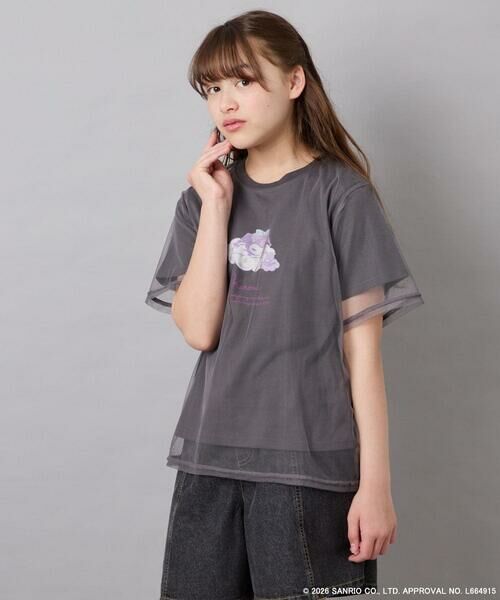 a.v.v / アー・ヴェ・ヴェ カットソー | [120-150]【数量限定】[シナモロール＆クロミ]オーバーチュールTシャツ | 詳細24