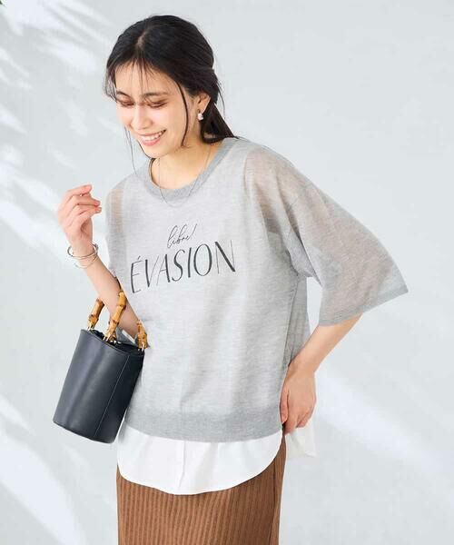 a.v.v / アー・ヴェ・ヴェ ニット・セーター | ロゴプリントシアーニット | 詳細23