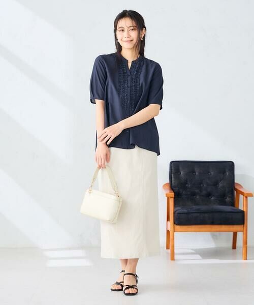 a.v.v / アー・ヴェ・ヴェ ロング・マキシ丈スカート | 【洗える】ストレッチナロースカート | 詳細12