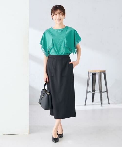 a.v.v / アー・ヴェ・ヴェ ロング・マキシ丈スカート | 【洗える】ストレッチナロースカート | 詳細16