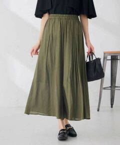 a.v.v / アー・ヴェ・ヴェ その他パンツ | 【新色追加/洗える】タックフレアスカンツ
