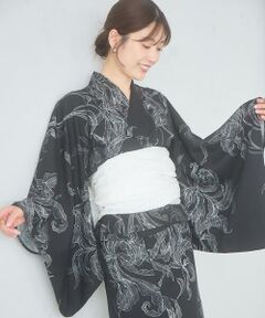 a.v.v / アー・ヴェ・ヴェ ロング・マキシ丈ワンピース | 二部式で簡単に着られる！セパレート浴衣 3点セット【接触冷感/洗える/吸水速乾/WEB限定】