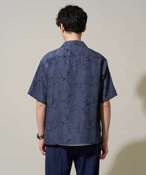 a.v.v / アー・ヴェ・ヴェ シャツ・ブラウス | 【イージーケア/洗濯機で洗える/速乾/接触冷感/毛玉になりにくい】センガプリントゴブソテオープンカラーシャツ | 詳細16