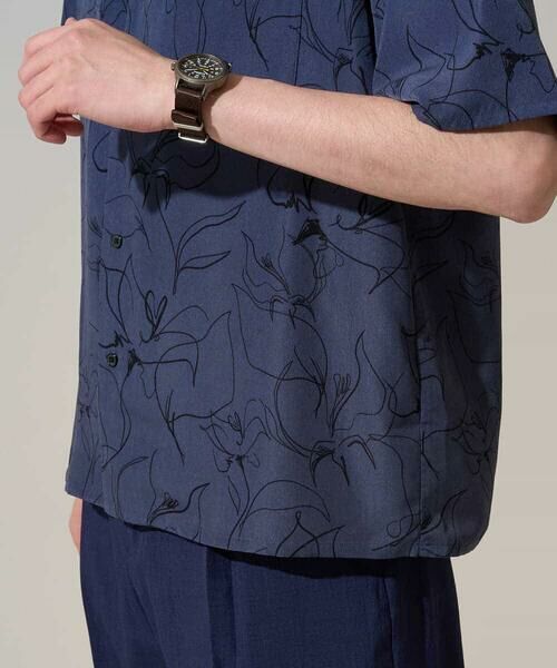 a.v.v / アー・ヴェ・ヴェ シャツ・ブラウス | 【イージーケア/洗濯機で洗える/速乾/接触冷感/毛玉になりにくい】センガプリントゴブソテオープンカラーシャツ | 詳細19